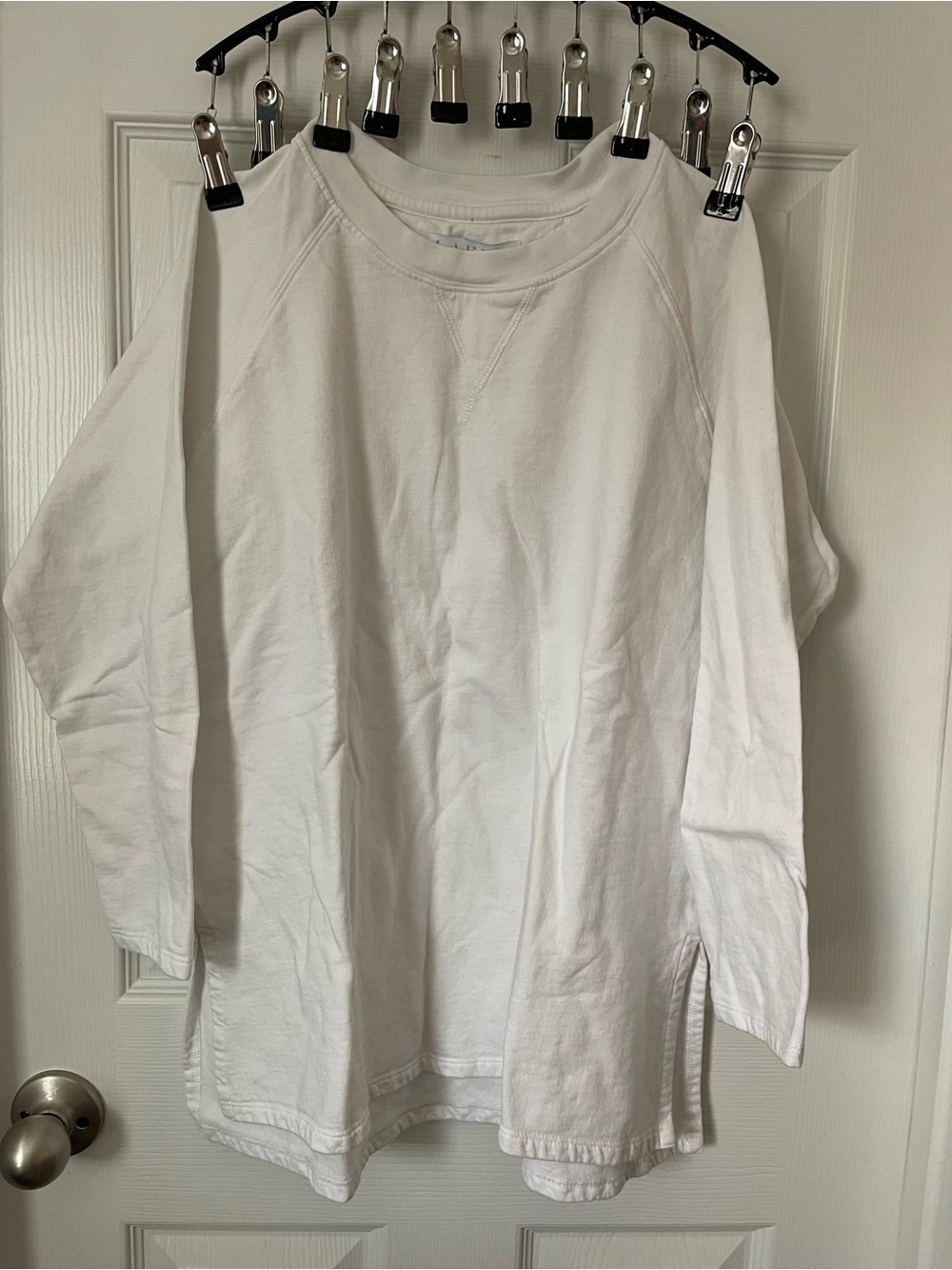 Classic Women's White Crewneck Sweatshirt